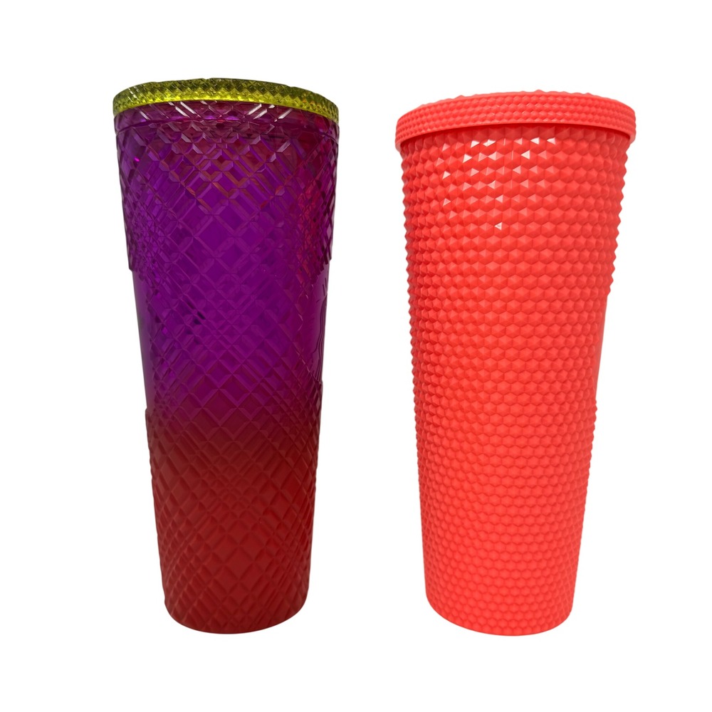 Starbucks Shae Anthony She‎ x This & Pink Dragonfruit Studded Tumbler Set 24oz - Picture 4 of 14